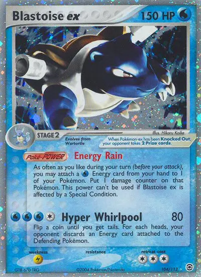 Blastoise ex - 104