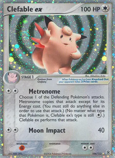 Clefable ex - 106