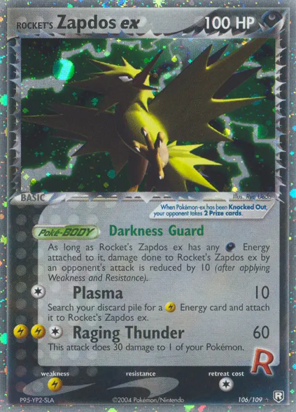 Rocket's Zapdos ex - 106