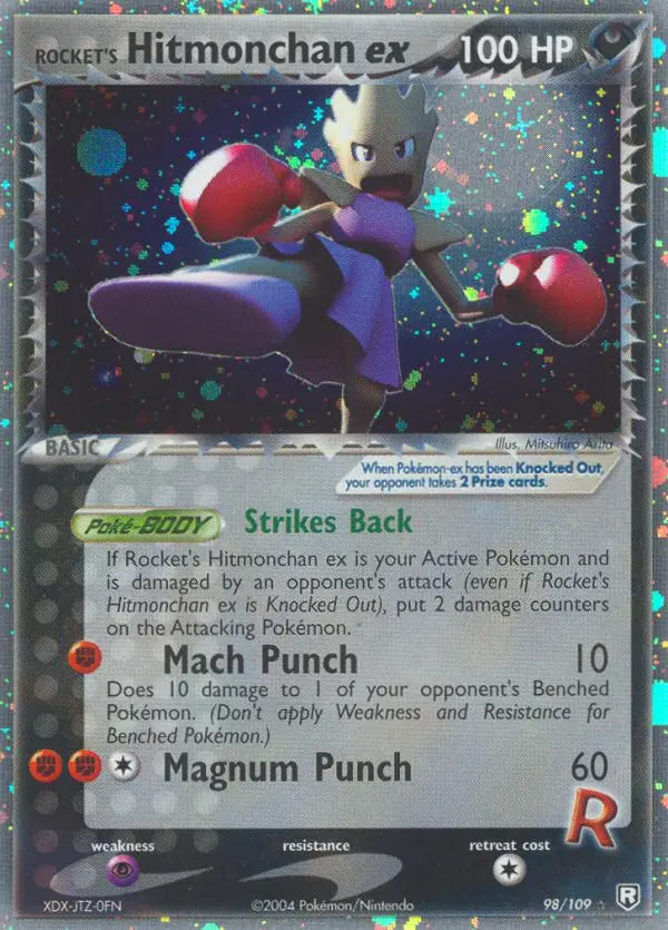 Rocket's Hitmonchan ex - 98