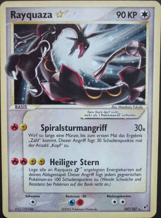 Rayquaza * - 107