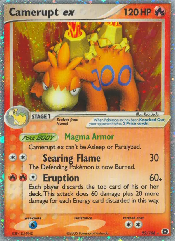 Camerupt ex - 92