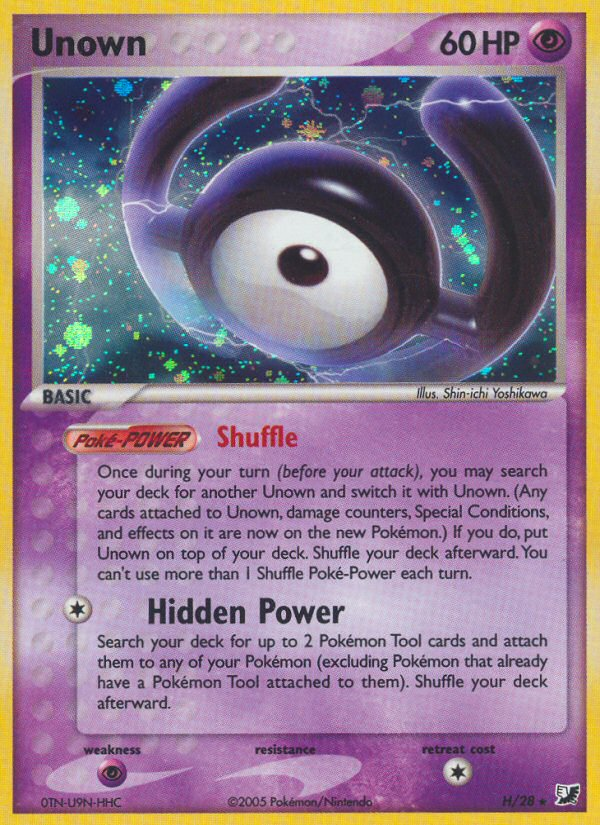 Unown - H