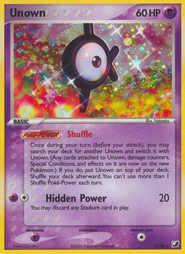 Unown - K