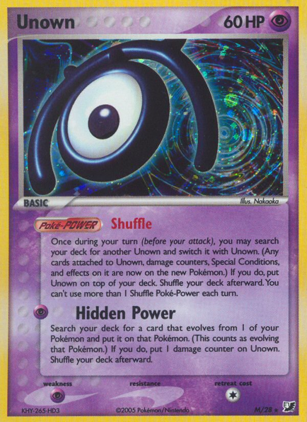 Unown - M