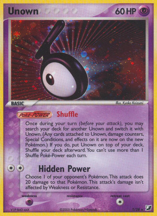 Unown - T