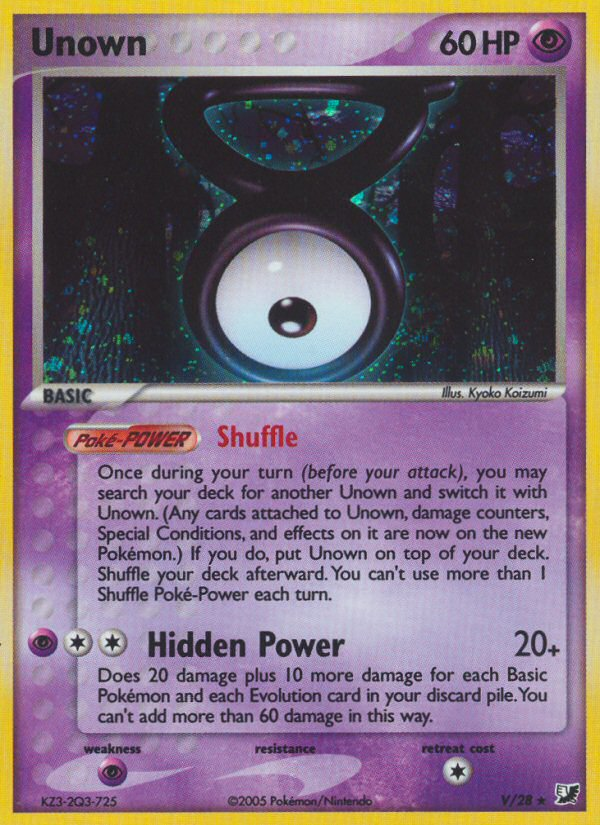Unown - V