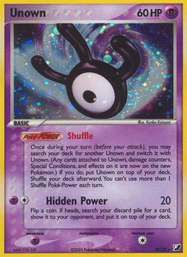 Unown - W