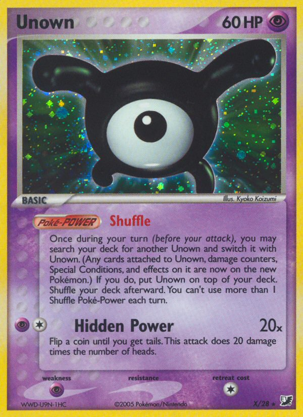 Unown - X