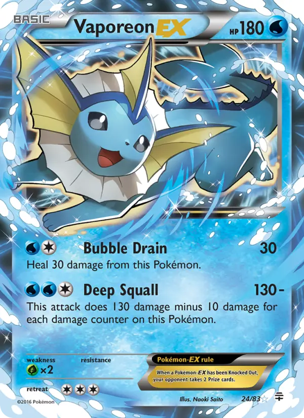 Vaporeon EX - 24
