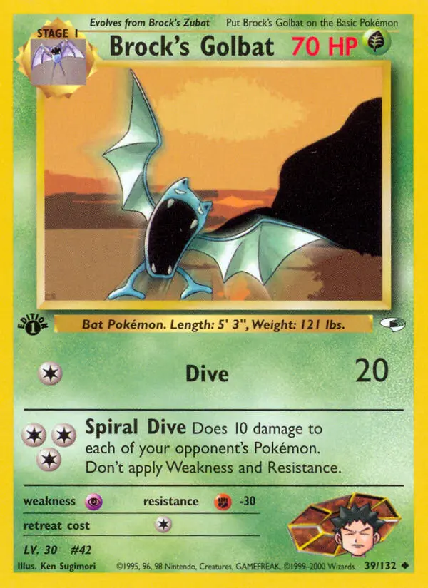 Brock's Golbat - 39