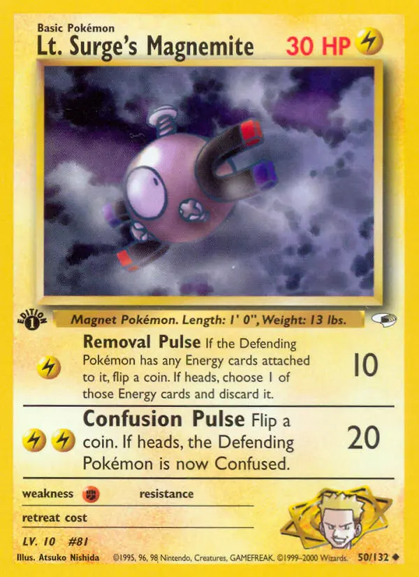 Lt. Surge's Magnemite - 50