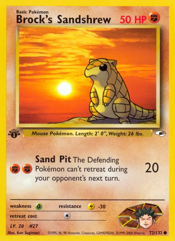 Brock's Sandshrew - 72