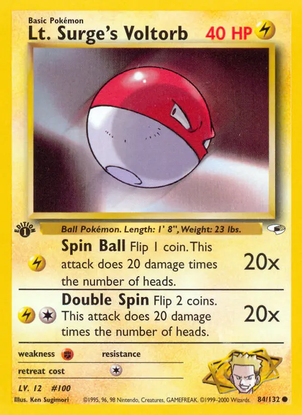 Lt. Surge's Voltorb - 84