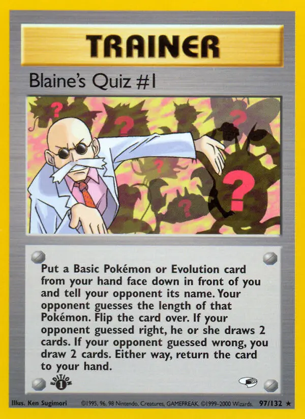 Blaine's Quiz #1 - 97