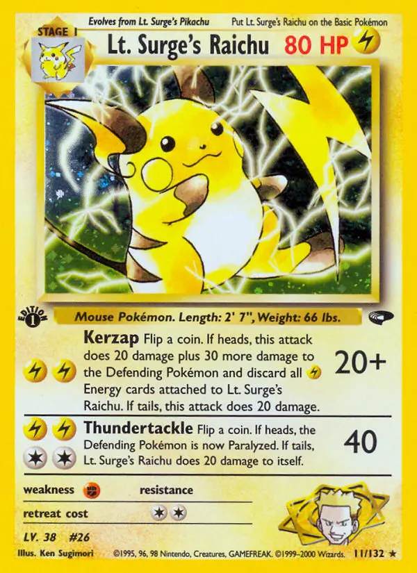 Lt. Surge's Raichu - 11