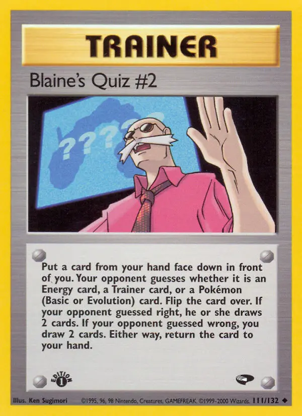 Blaine's Quiz #2 - 111
