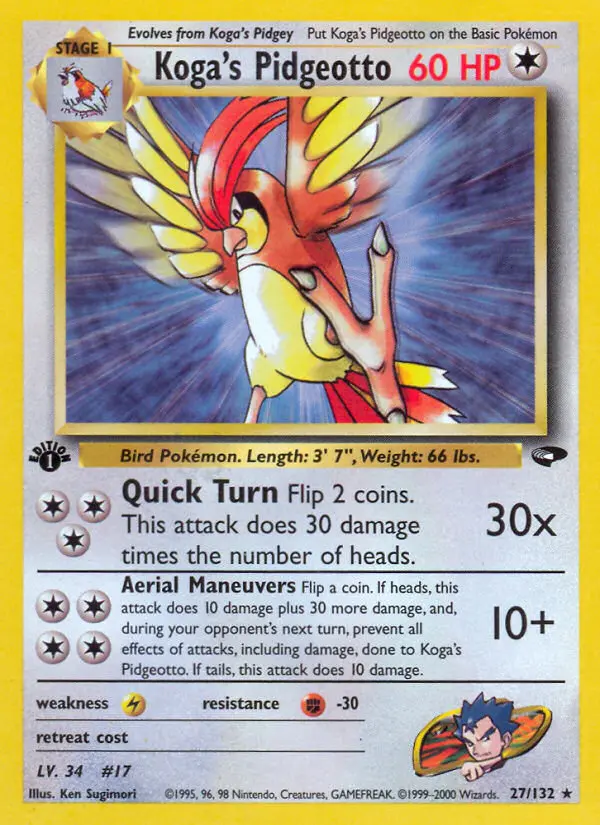 Koga's Pidgeotto - 27