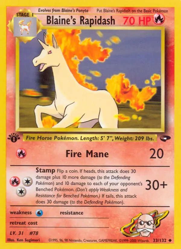 Blaine's Rapidash - 33