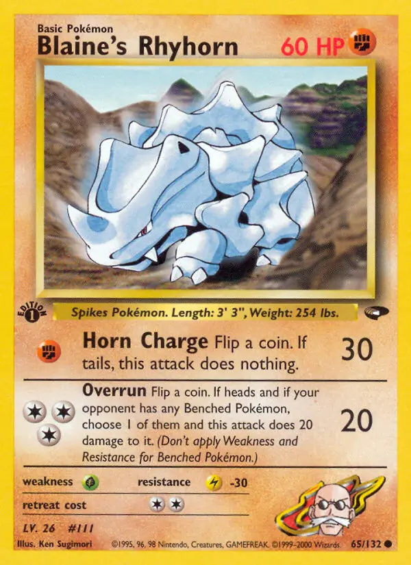 Blaine's Rhyhorn - 65