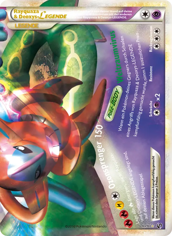 Rayquaza & Deoxys LEGENDE - 90