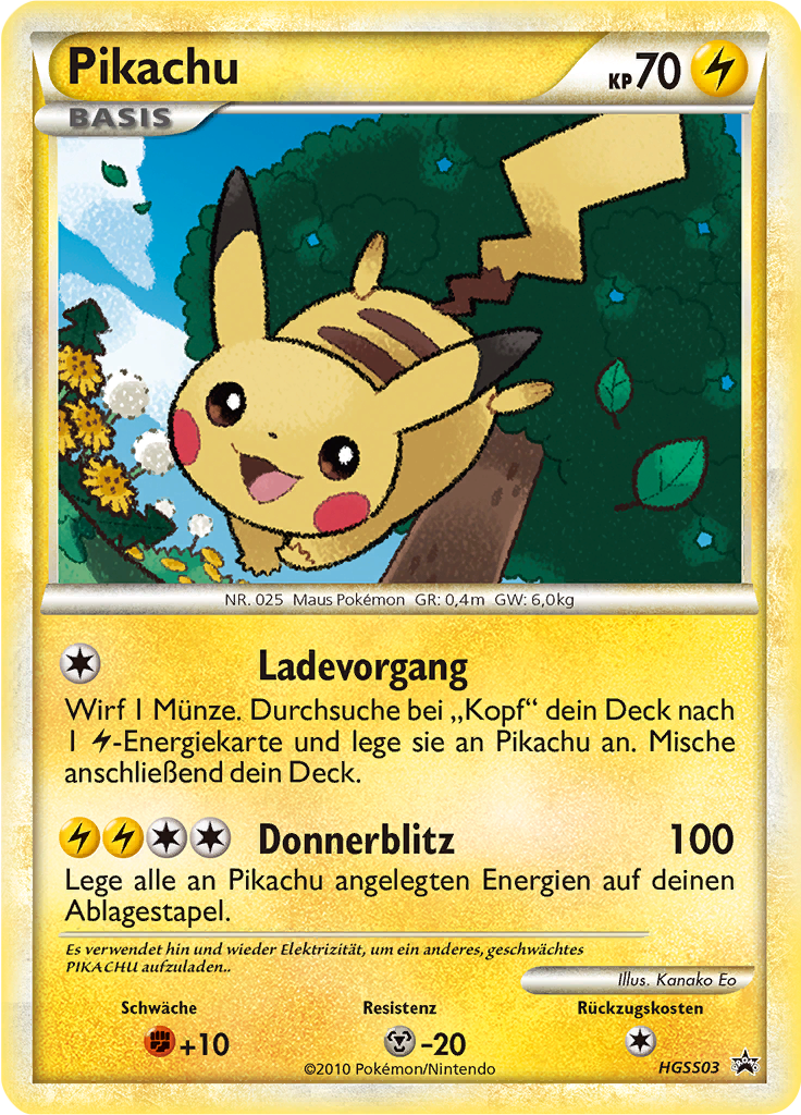 Pikachu - HGSS03