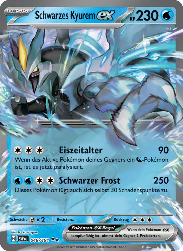 Schwarzes Kyurem-ex - 370