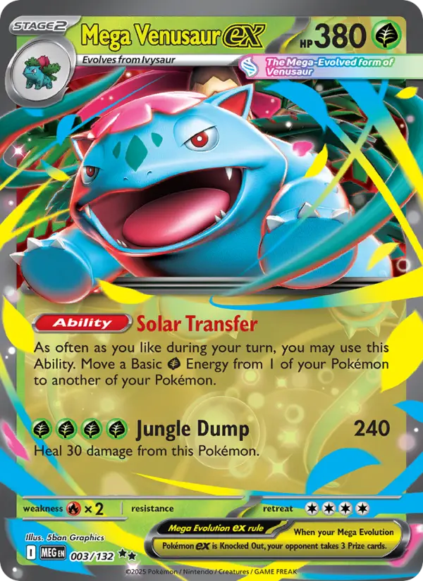 Mega Venusaur ex - 003