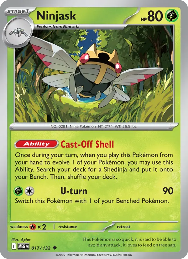 Ninjask - 017