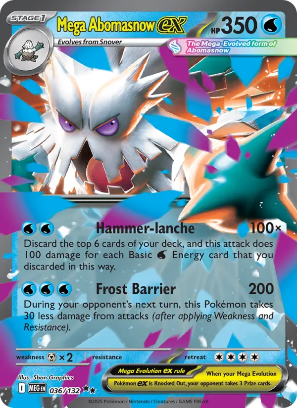 Mega Abomasnow ex - 036