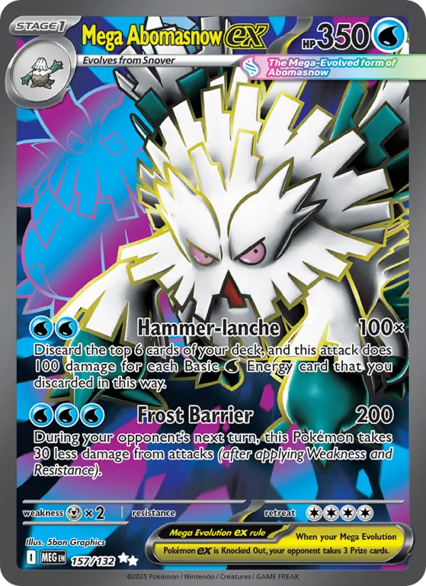 Mega Abomasnow ex - 157