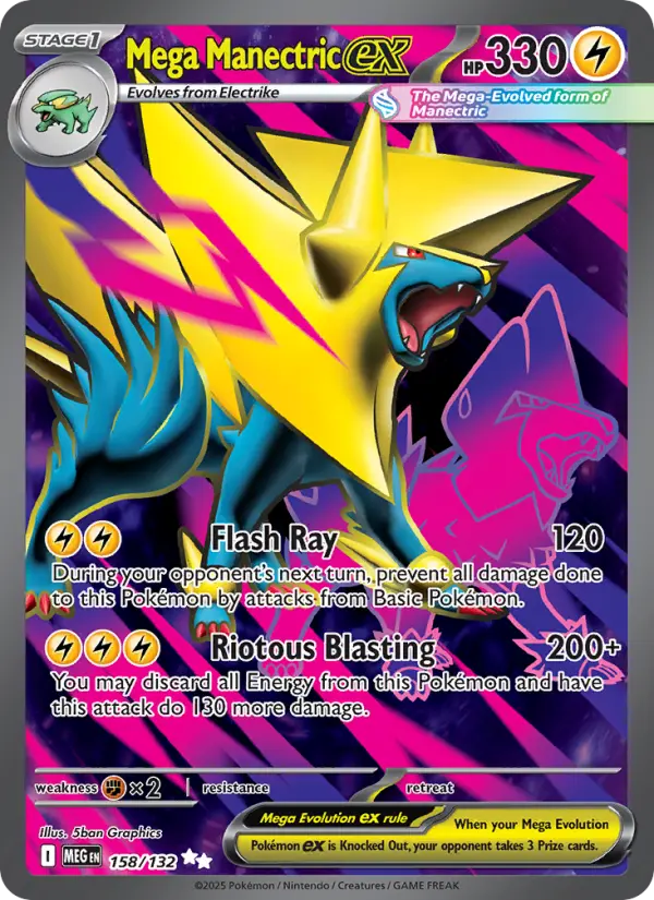 Mega Manectric ex - 158