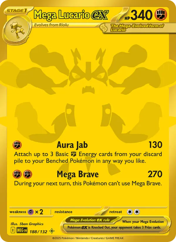 Mega Lucario ex - 188