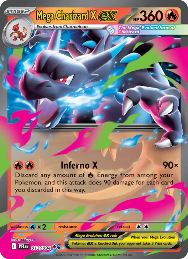 Mega Charizard X ex - 013