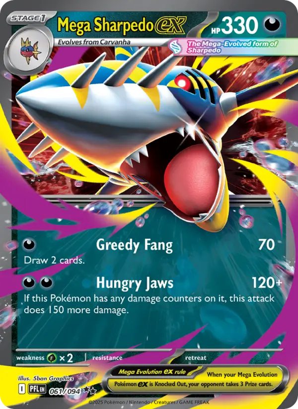 Mega Sharpedo ex - 061