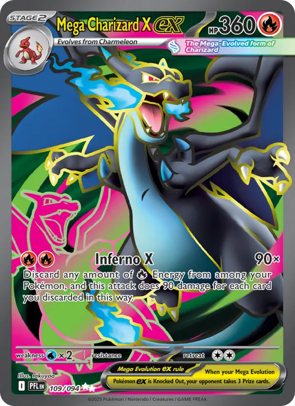 Mega Charizard X ex - 109