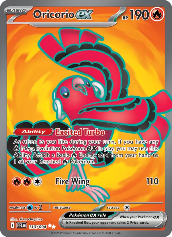 Oricorio ex - 110