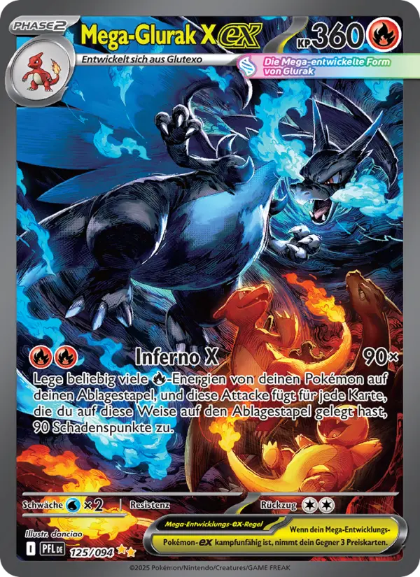 Mega-Glurak X-ex - 125