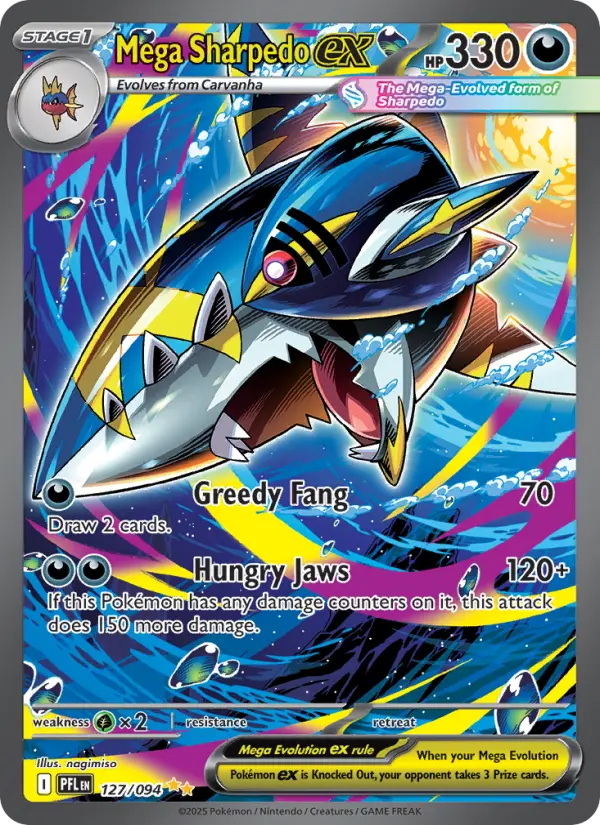 Mega Sharpedo ex - 127