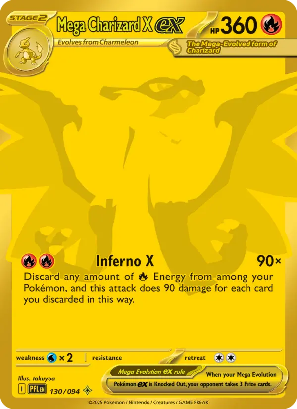 Mega Charizard X ex - 130