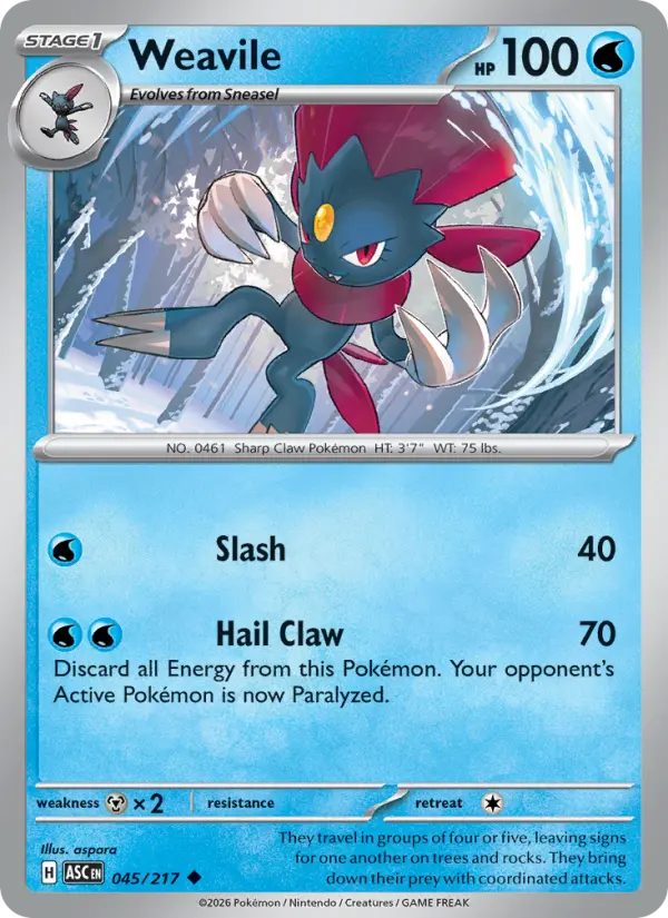 Weavile - 045