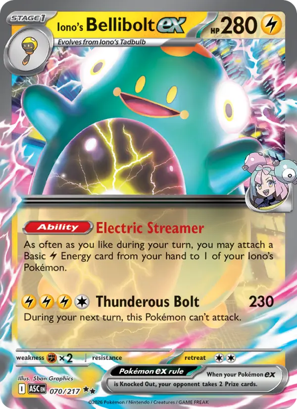 Iono's Bellibolt ex - 070