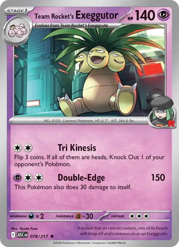 Team Rocket's Exeggutor - 078