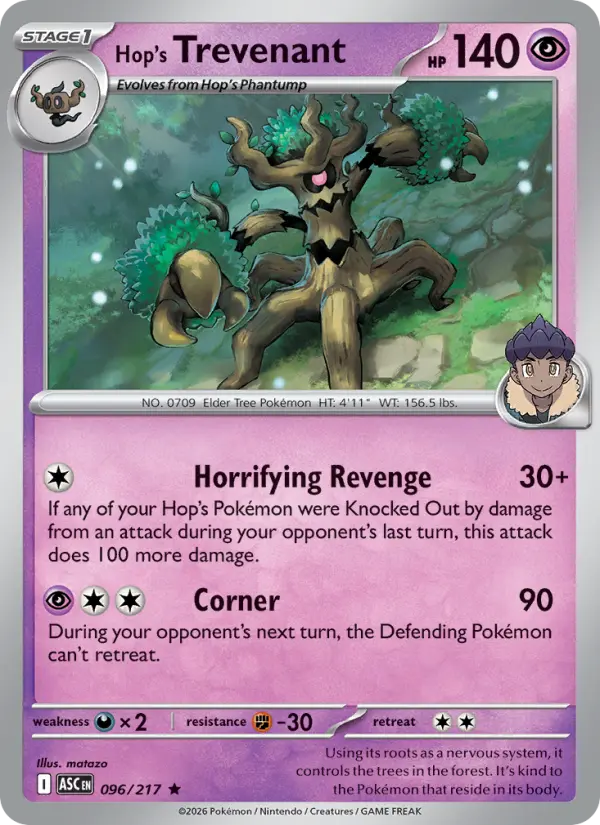Hop's Trevenant - 096