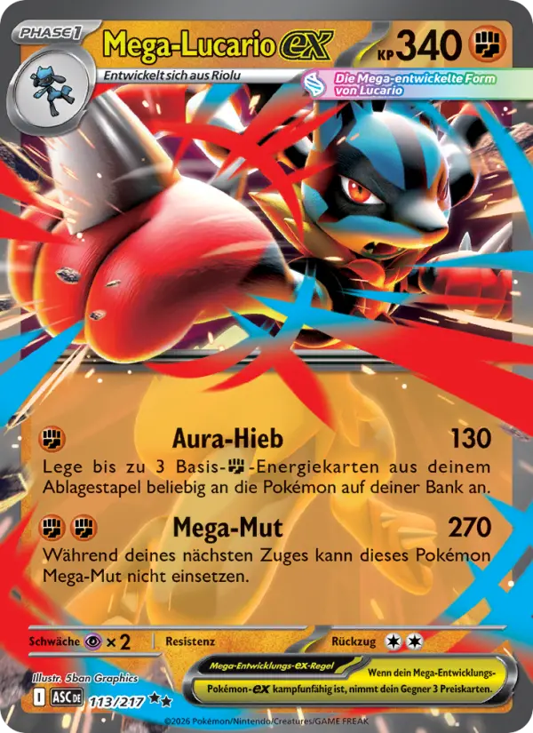 Mega-Lucario-ex - 113