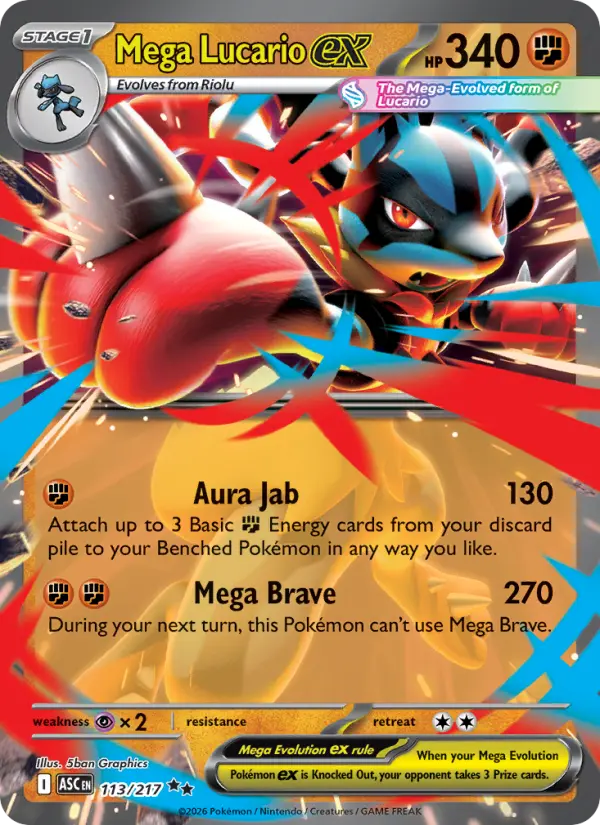 Mega Lucario ex - 113