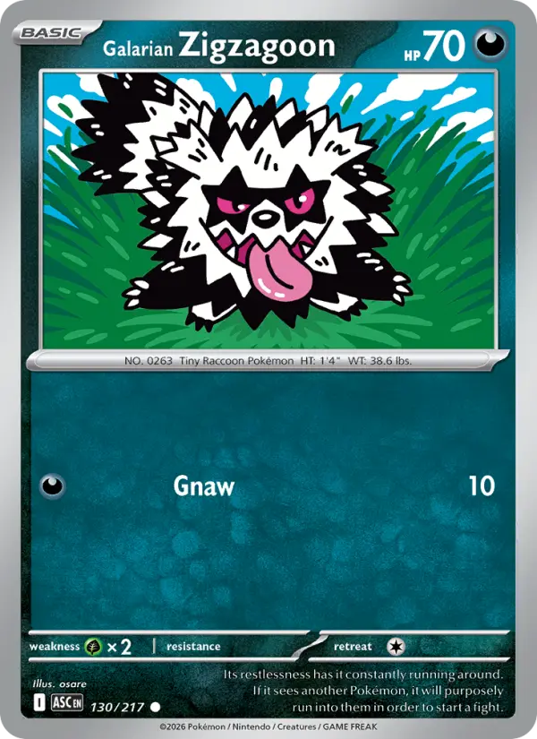 Galarian Zigzagoon - 130