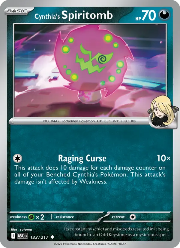 Cynthia's Spiritomb - 133