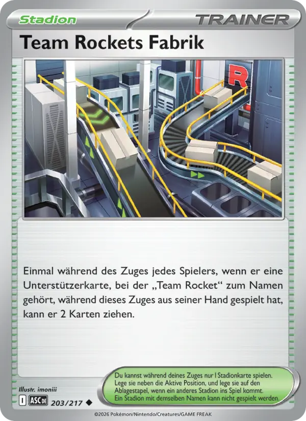 Team Rockets Fabrik - 203