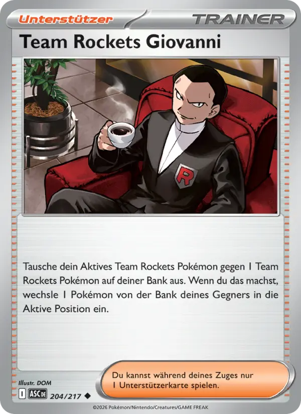 Team Rockets Giovanni - 204